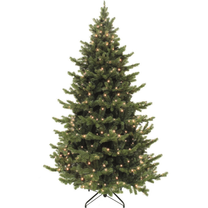 Новогодняя елка TRIUMPH TREE, Шервуд премиум, 260 см, 440 ламп, зеленая 73717